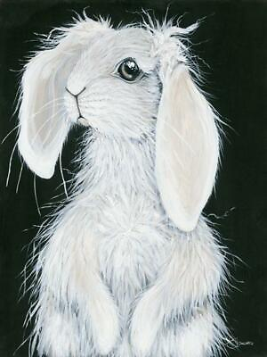 #ad Art Print Framed or Plaque By Hollihocks Art Bunny HH125 $15.21