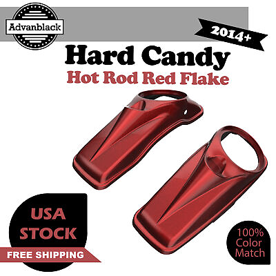 #ad Hard Candy Hot Rod Red Flake 8#x27;#x27; Speaker Lid For 14 Harley Street Road Glide $549.00