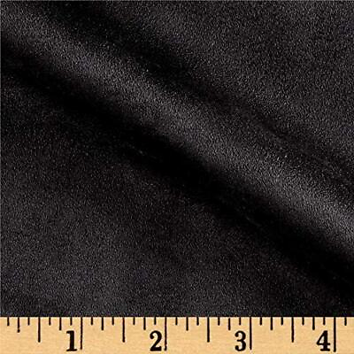 #ad Vintage Suede Black Fabric by the Yard $18.23