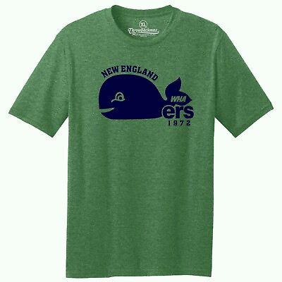 #ad New England Whalers 1972 quot;Big Whalequot; Hockey TRI BLEND Tee Shirt $22.00