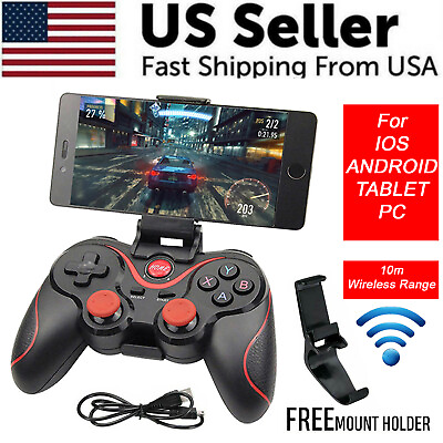 #ad Wireless Bluetooth Mobile Controller Gamepad For IOS Android Tablet Smart Phone $11.89