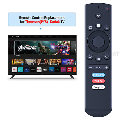 #ad Sensitive New Replacement Remote Control For Kodak Thomson Smart Android LED TV $11.16