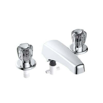 #ad Classic Two Handle Tub Faucet Universal Fit Temperature and Flow Control Chrome $24.81