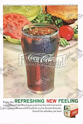 #ad Authentic Original 1961 Coca Cola Advertising $14.99
