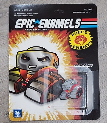 #ad Geek Fuel Epic Enamels Fuel#x27;s Enemy Edition Dest Droid Pin No. 007 $1.95
