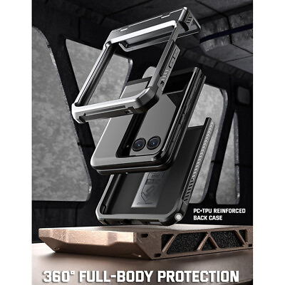 #ad Poetic Spartan Case For Moto Razr Plus 2023 Kickstand Hybrid Cover Gun metal $32.96