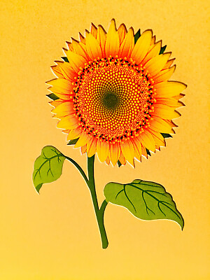 #ad Origami Pop Cards Gold Sunflower Bouquet Pop Greeting Card Happy Birthday Wishes AU $19.95