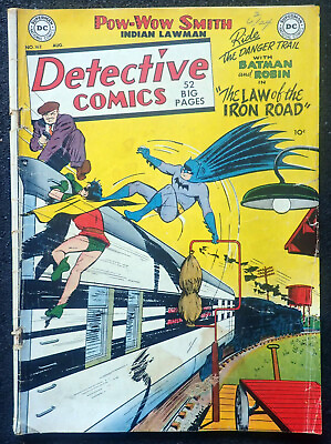 #ad Detective Comics #162 🔥 BATMAN amp; ROBIN on IRON ROAD🔥 1950 Complete Unrestored $279.00