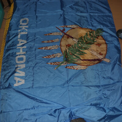 #ad Oklahoma State Flag Nylon 4x6#x27; $15.96