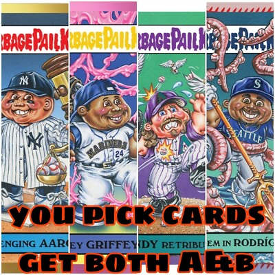 #ad 2023 Topps MLB x Garbage Pail Kids Series 3 BASE CARDS YOU PICK COMPLETE PRESALE $11.99