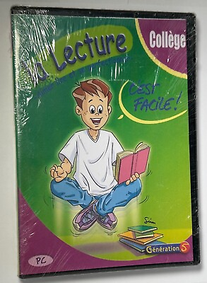#ad La Lecture College C#x27;est Facile DVD Generation 5 Brand New PC Game C $29.99