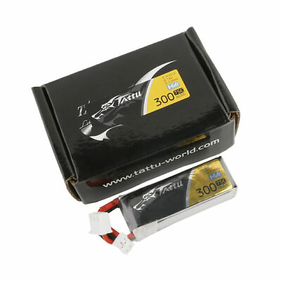 #ad Tattu 300mAh 7.6V 75C 2S Lipo RC Remote Control Battery Pack With JST Plug $12.90