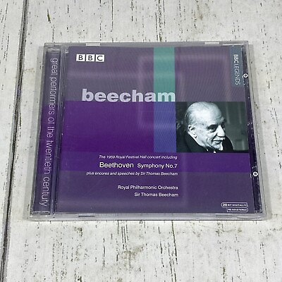 #ad Beecham Conducts the 1959 Royal Festival Hall Concert CD Mar 1999 BBC $4.04