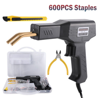 #ad 50W Plastic Welder Kit Soldering Tool Car Bumper Repair Welding Gun 600 Staples $60.08