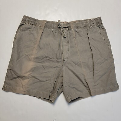 #ad Standard James Perse Men’s Shorts Dark Beige Chino Drawstring XL 4 ESTILO Cotton $30.00