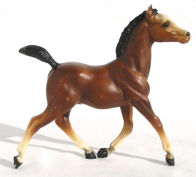 #ad Vintage Breyers Horse Trotting Mustang or Proud Arabian Foal Colt Pony $34.95