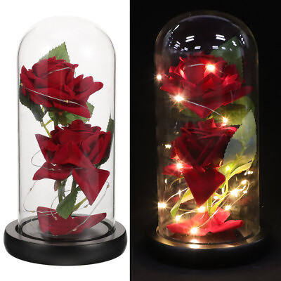 #ad Rose Light Valentine#x27;s Atmosphere Lamp Girls Gift Romantic Night Dating $26.99