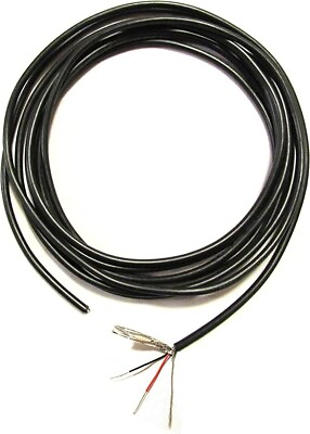 #ad Guitar Circuit Hookup Wire Shielded 2 Conductor 24 AWG 12 Feet Black $10.95