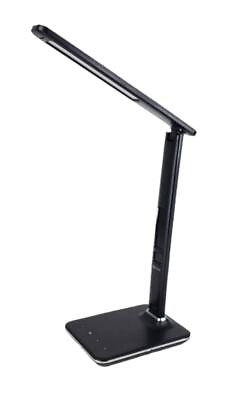 #ad Ottlite Executive Desk Lamp with 2.1A USB Charging Port BLACK $39.99