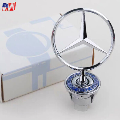 #ad For Mercedes Benz Front 3D Hood Star Logo Emblem Badge W204 W205 W212 W221 W222 $10.41