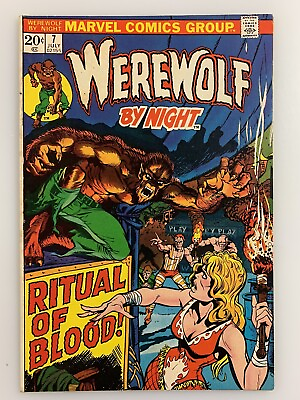#ad WEREWOLF BY NIGHT #7 Swami Appearance 1973 MARVEL COMICS Mike Ploog Cover $22.00