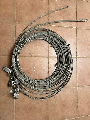 #ad 4 40 ft 5 16 Dia Stainless steel Tow and Lift cables $145.00