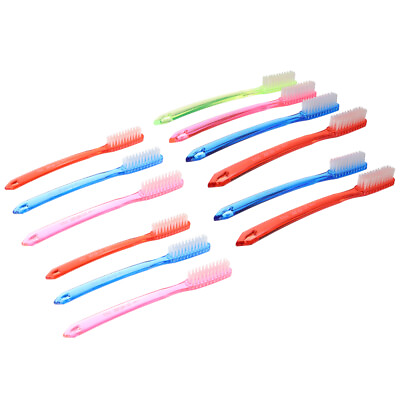 #ad 12 Pcs Pregnant Woman Adults Premium Toothbrush Hard Bristles $10.78
