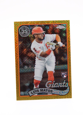 #ad LUIS MATOS 2024 Topps Series 1 RC Silver Pack GOLD 50 San Francisco Giants $29.99