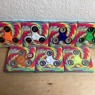 #ad LOT Of 7x One Expressions Hand Fidget Spinner New in Box $27.99