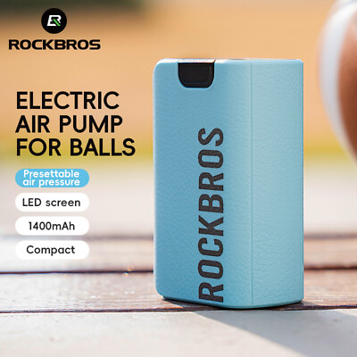 #ad ROCKBROS Electric Air Pump Type C Charging 1400mAh 5 Modes Portable Air Pump $35.99