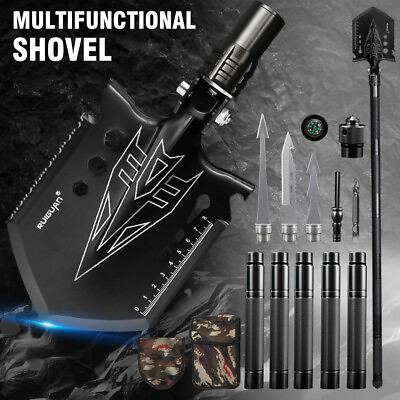 #ad Survival Kit Outdoor Camping Folding Shovel Tactical Emergency Gear Hunting Tool $49.99