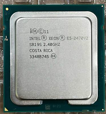 #ad Intel Xeon E5 2470 V2 2.4GHz 10 Core 20 Threads L3 25MB CPU processor E5 2470V2 $14.50