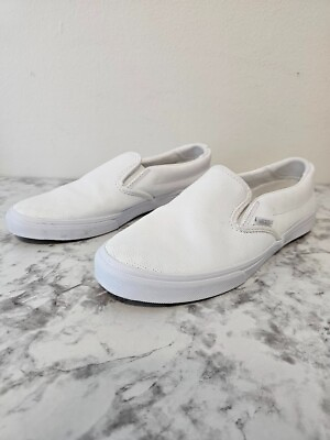 #ad Vans Classic Slip On Shoes White Women#x27;s 10 $24.97