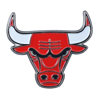 #ad New NBA Chicago Bulls Metal Color 3D Car Truck Heavy Duty Emblem $11.53