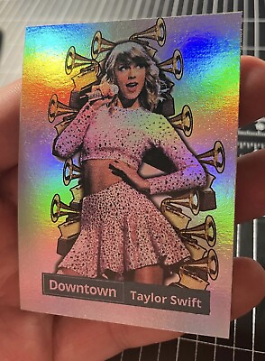 #ad Taylor Swift Holographic Custom Refractor Card $8.00