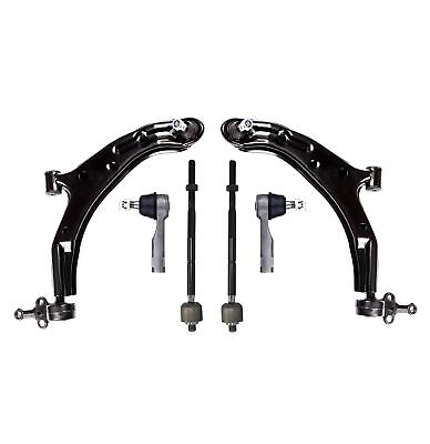 #ad 6 pc Suspension Kit for Nissan Sentra 01 06 Lower Front Control Arm Tie Rod Ends $115.98