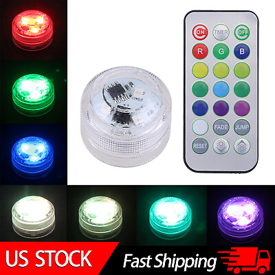 #ad Wireless Adhesive Colorful LED Car Interior Ambient Light Remote Control Battery $4.99