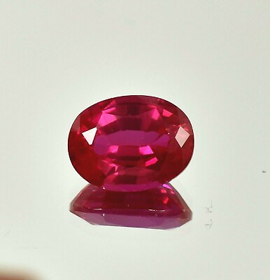 #ad AAA Natural Flawless Mozambique Blood Red Ruby Loose Oval Gemstone Cut 2.40 Ct $37.20