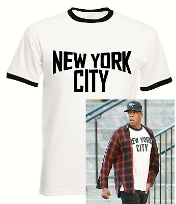 #ad Jay Z T Shirt New York City Shirt Hov Tee Brooklyn#x27;s Finest Tee Men#x27;s T Sh irt $12.99