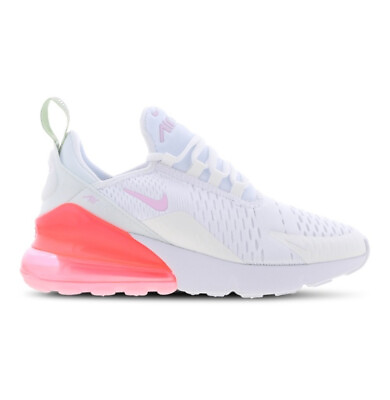 #ad Nike Air Max 270 White Pink GS Multi Size Shoes 943345 113 NWB $99.00