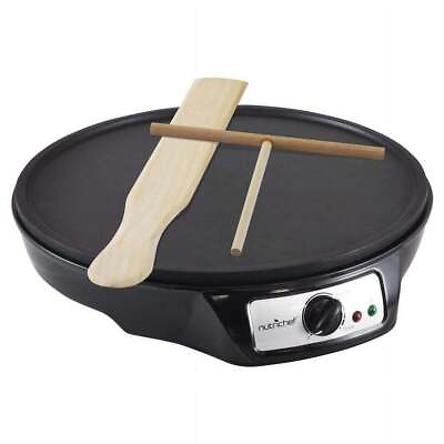 #ad Electric Griddle And Crepe Maker $24.01
