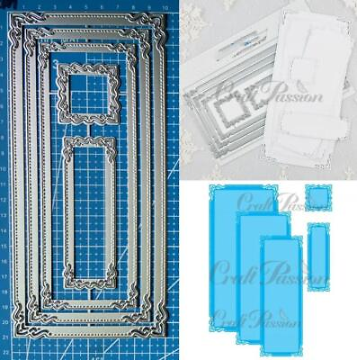 #ad Lace Frame Metal Cutting Dies Scrapbooking Album Paper Card Embossing Stencil $6.45
