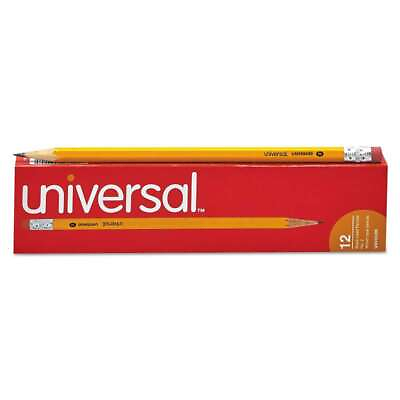 #ad Universal Woodcase Pencil HB #2 Yellow Barrel Dozen SSIN1 8222737 EBUS $7.00