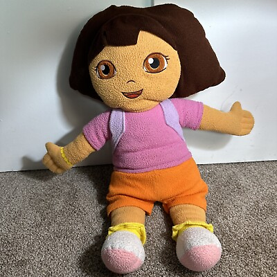 #ad 2010 Nickelodeon Dora The Explorer 27” Jumbo Plush Doll Clean Nice Doll $24.99