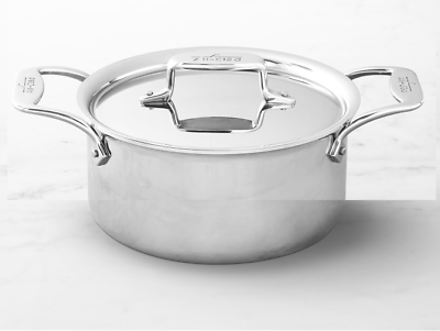 #ad All Clad d5 Stainless Steel Polished 3 Qt casserole $119.99