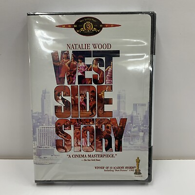#ad West Side Story OOP DVD 1961 Full Screen Natalie Wood New Sealed Case $5.99