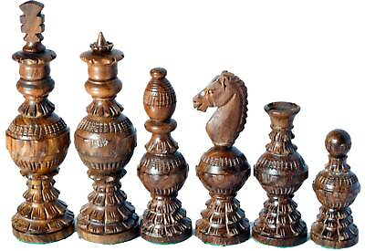 #ad Best Wooden Limited Edition Globe Design Chess Set Tournament 32 Chess Pieces $45.00