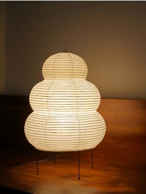 #ad Japanese Wabi sabi Tripod Floor Lamp Bedroom Bedside Living Dining Room Study Lo $69.99