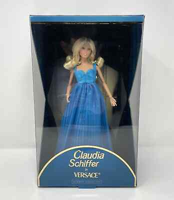 #ad Barbie Supermodel Claudia Schiffer Doll in Versace Gown FAST SHIP NEW IN HAND⚡ $95.00