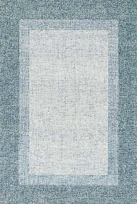 #ad Loloi Rosina Collection Aqua Roi 01 100% Wool Pile Hand Tufted 2#x27;7 x 4ft $62.50